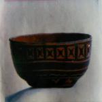 彝族皮质漆器酒碗